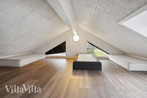 Nogle af de 22 sovepladser findes på hemsen i luksushus nr. 351