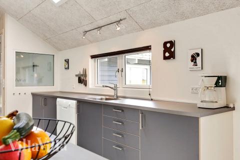 Køkkenet i luksushus nr. 353 er godt indrettet.