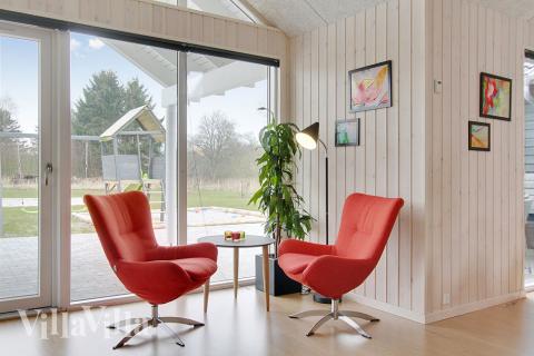 Opholdsrum med plads til 18 i luksushus nr. 358.