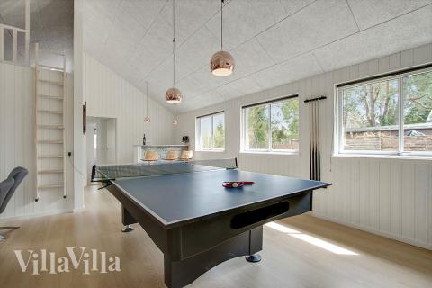 Ud over de mange timer, man kan bruge i husets pool-afdeling, så byder luksushus 361 også på billard/bordtennis og dart