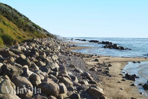 Stranden nær luksushus nr. 377.