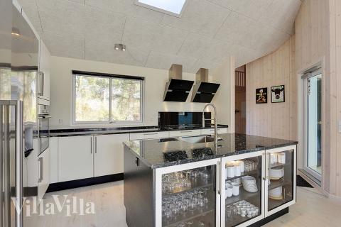 Velindrettet køkken i luksushus nr. 384 i Nordsjælland.