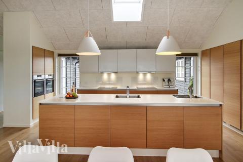 Køkkenet i luksushus nr. 386 er godt indrettet.