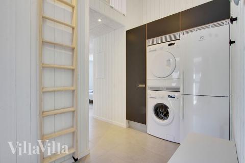 Den rummelige entre i luksushus nr. 396 i Vestjylland