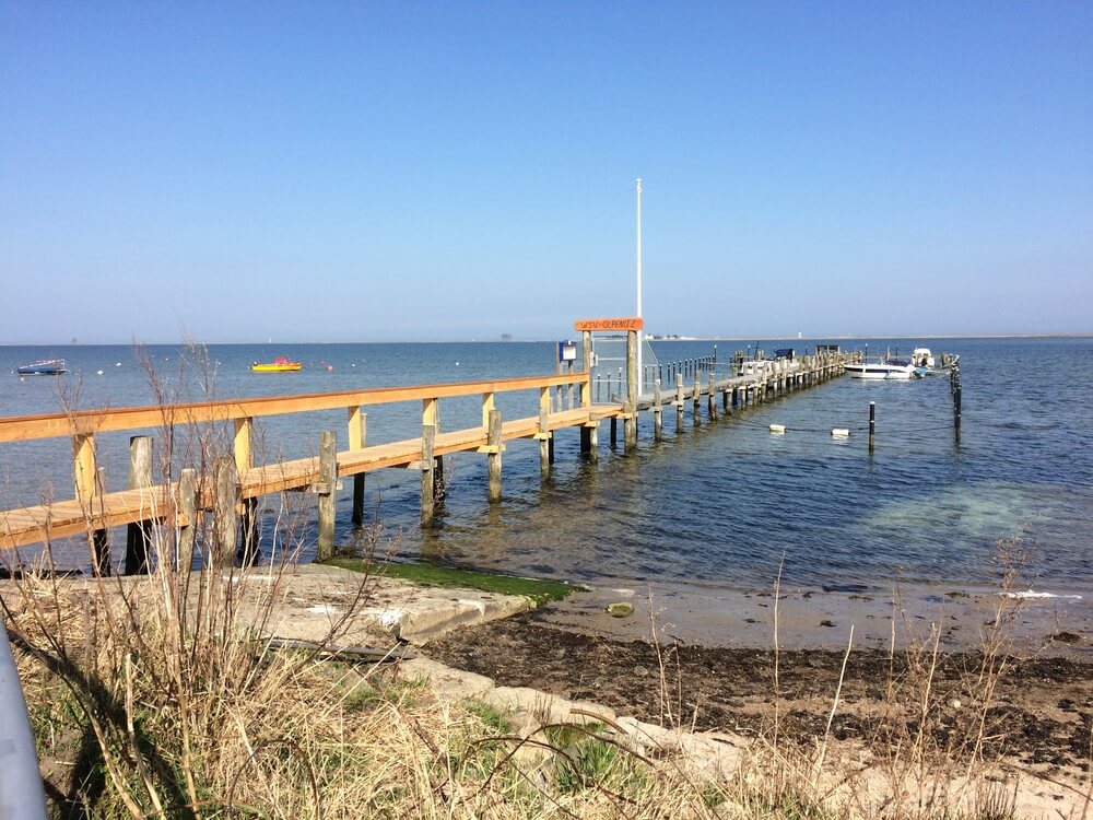 Stranden nær luksushus nr. 706.