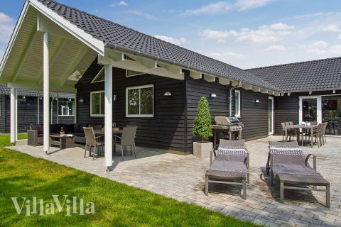 Stor terrasse ved luksushus nr. 715 i Tyskland.