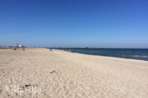 Stranden nær luksushus nr. 715 i Tyskland indbyder til en gåtur.