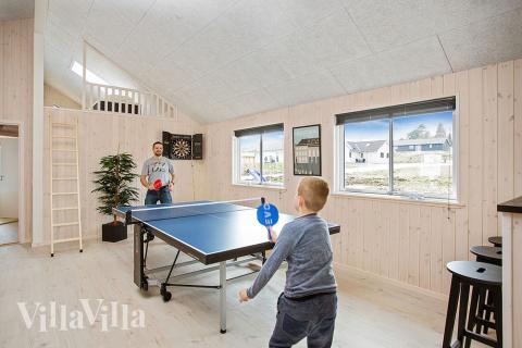 Luksushus 398 til 22 personer byder på et stort aktivitetsrum med bl.a. billard og dart