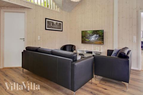 Det store lyse opholdrum i luksushus nr. 707 til 20.