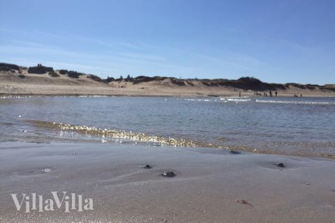 Den dejlige strand nær luksushus 406 ved Nordsjælland.