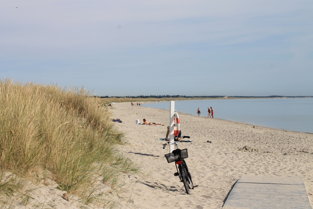 Stranden nær luksushus nr. 408.