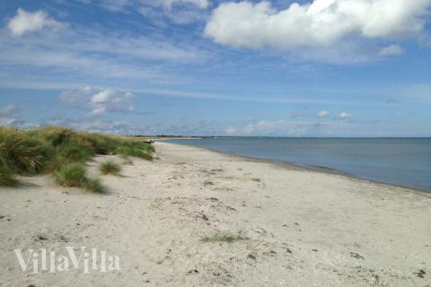 Den dejlige strand nær luksushus 408 ved Nordjylland.