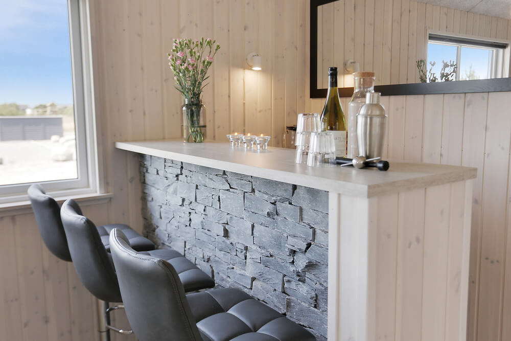 Sommerhus 413 er udstyrret med egen bar