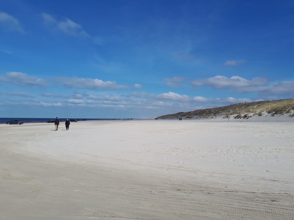Stranden nær luksushus nr. 411.