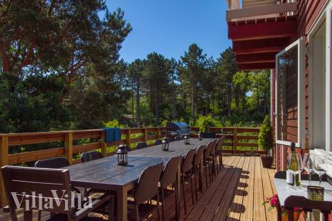 Nyd en grillaften på terrassen i luksushus nr. 423 i Østjylland