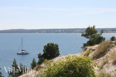 Den dejlige strand nær luksushus 421 ved Østjylland.