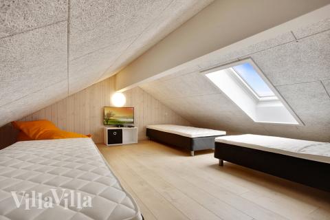 Nogle af de 30 sovepladser findes på hemsen i luksushus nr. 430