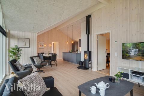 Opholdsrum med plads til 10 i luksushus nr. 723.