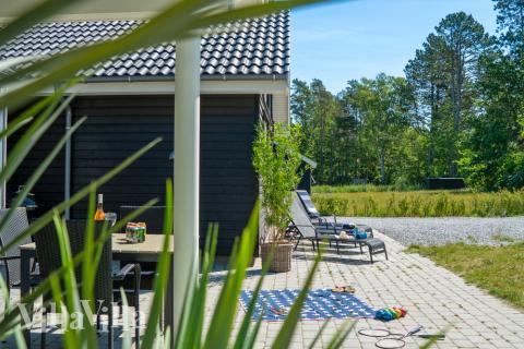 Nyd en grillaften på terrassen i luksushus nr. 435 i Nordsjælland