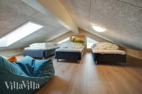 Nogle af de 24 sovepladser findes på hemsen i luksushus nr. 440