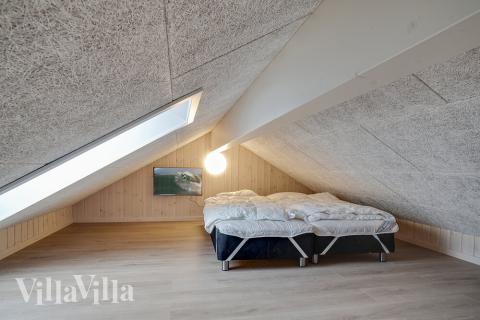 Nogle af de 10 sovepladser findes på hemsen i luksushus nr. 719