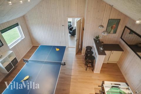 Dyst i sommerhusets aktivitetsrum, når I besøger luksushus nr. 719 i Tyskland.