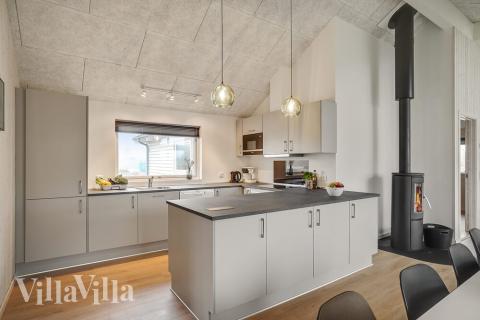 Velindrettet køkken i luksushus nr. 719 i Tyskland.