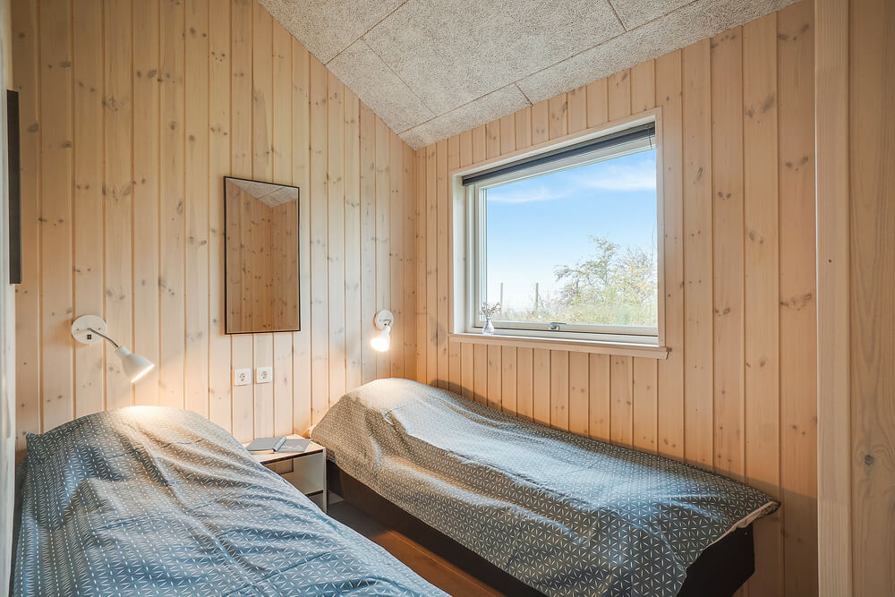 Et af de 4 soveværelser i luksushus nr. 725