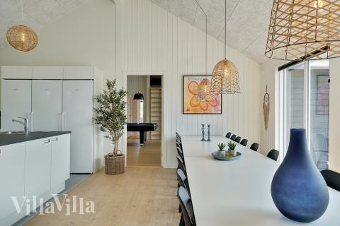 Velindrettet køkken i luksushus nr. 448 i Østjylland.