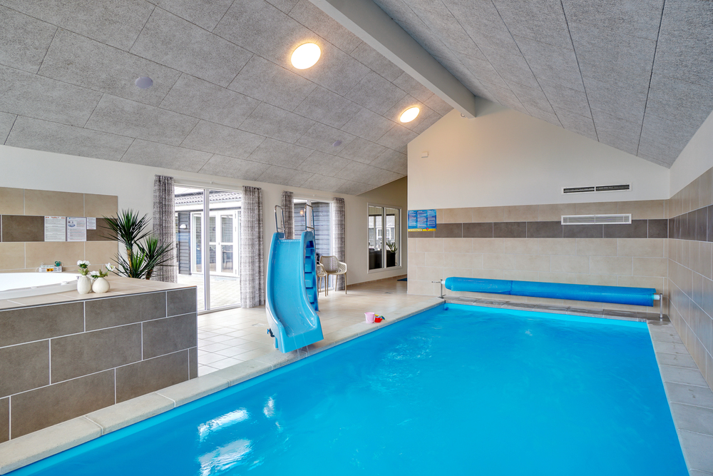 Den lækre pool i luksushuse nr. 441 til 26 personer