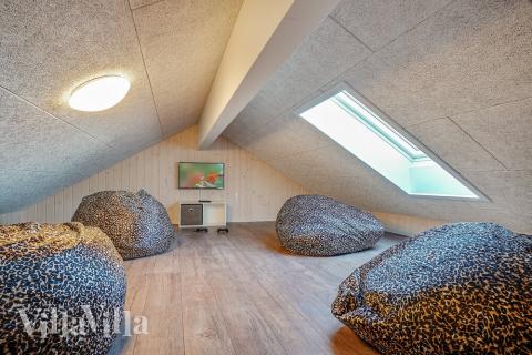 Nogle af de 30 sovepladser findes på hemsen i luksushus nr. 450