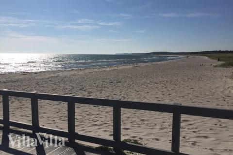 Den dejlige strand nær luksushus 450 ved Østjylland.