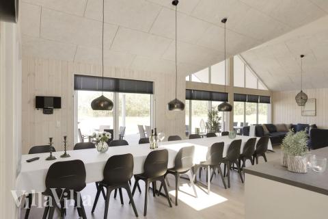 Opholdsrum med plads til 16 i luksushus nr. 433.