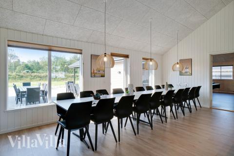 Opholdsrum med plads til 20 i luksushus nr. 455.