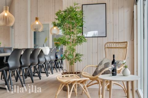 Opholdsrum med plads til 20 i luksushus nr. 456.