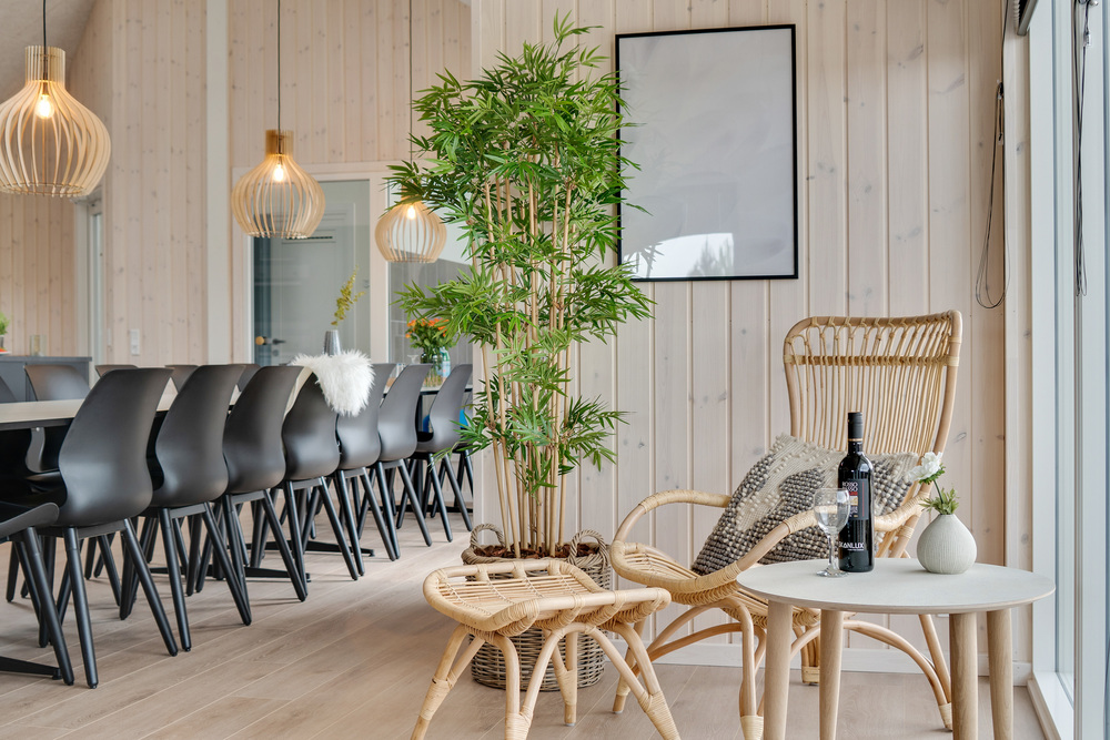 Opholdsrum med plads til 20 i luksushus nr. 456.