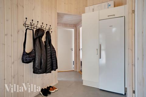 Den rummelige entre i luksushus nr. 463 i Vestjylland