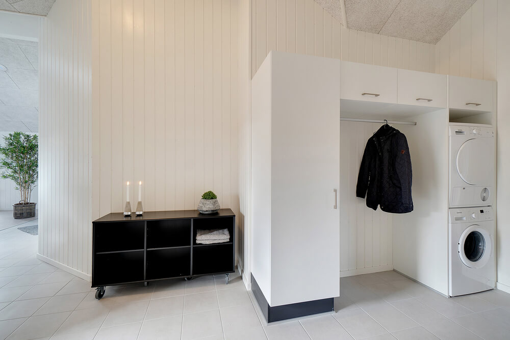 Den rummelige entre i luksushus nr. 467 i Vestjylland