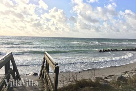 Den dejlige strand nær luksushus 447 ved Lolland/Falster/Møn.