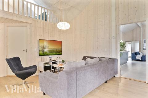 Dyst i sommerhusets aktivitetsrum, når I besøger luksushus nr. 445 i Lolland/Falster/Møn.