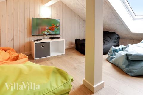 Nogle af de 20 sovepladser findes på hemsen i luksushus nr. 445