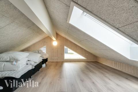 Nogle af de 20 sovepladser findes på hemsen i luksushus nr. 451