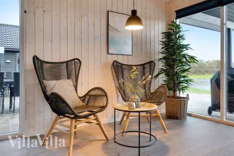 Den rummelige entre i luksushus nr. 462 i Vestjylland