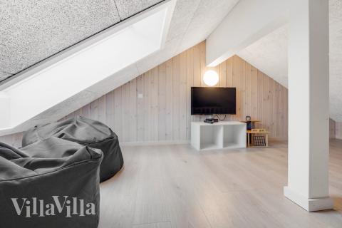 Nogle af de 20 sovepladser findes på hemsen i luksushus nr. 468