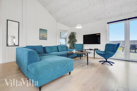 Sofahjørnet i luksushus 468 i Lolland/Falster/Møn.