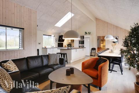 Sofahjørnet i luksushus 469 i Lolland/Falster/Møn.