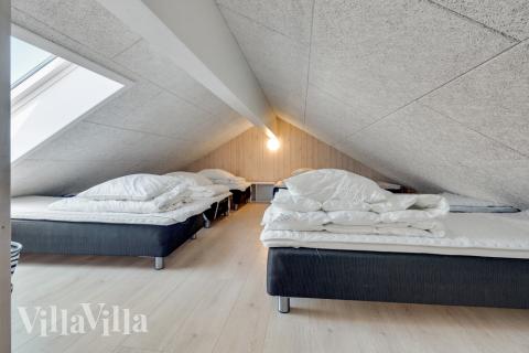 Nogle af de 24 sovepladser findes på hemsen i luksushus nr. 470