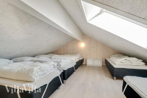 Nogle af de 26 sovepladser findes på hemsen i luksushus nr. 479