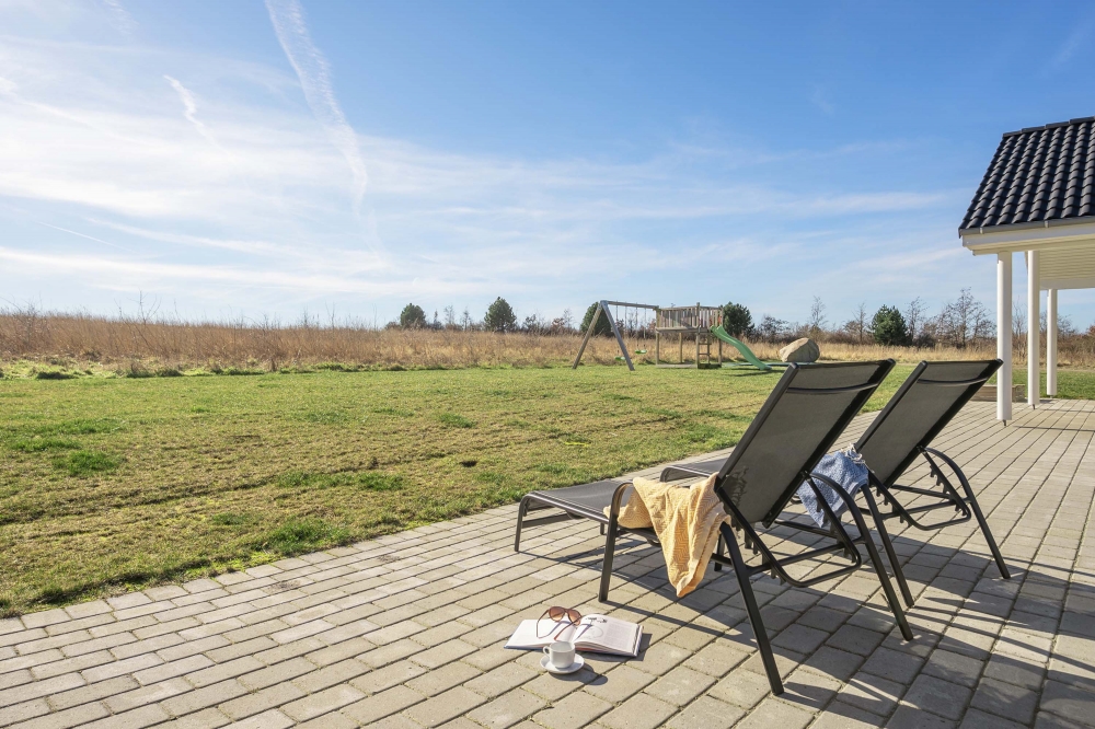 Nyd en grillaften på terrassen i luksushus nr. 479 i Østjylland