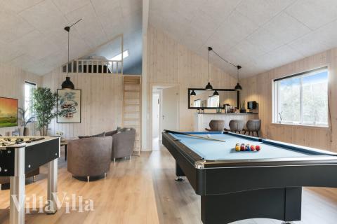 Luksushus 481 til 16 personer byder på et stort aktivitetsrum med bl.a. billard og dart